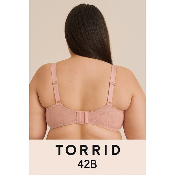 Torrid Pink Underwire Bra Sz. 42B - Picture 2 of 6